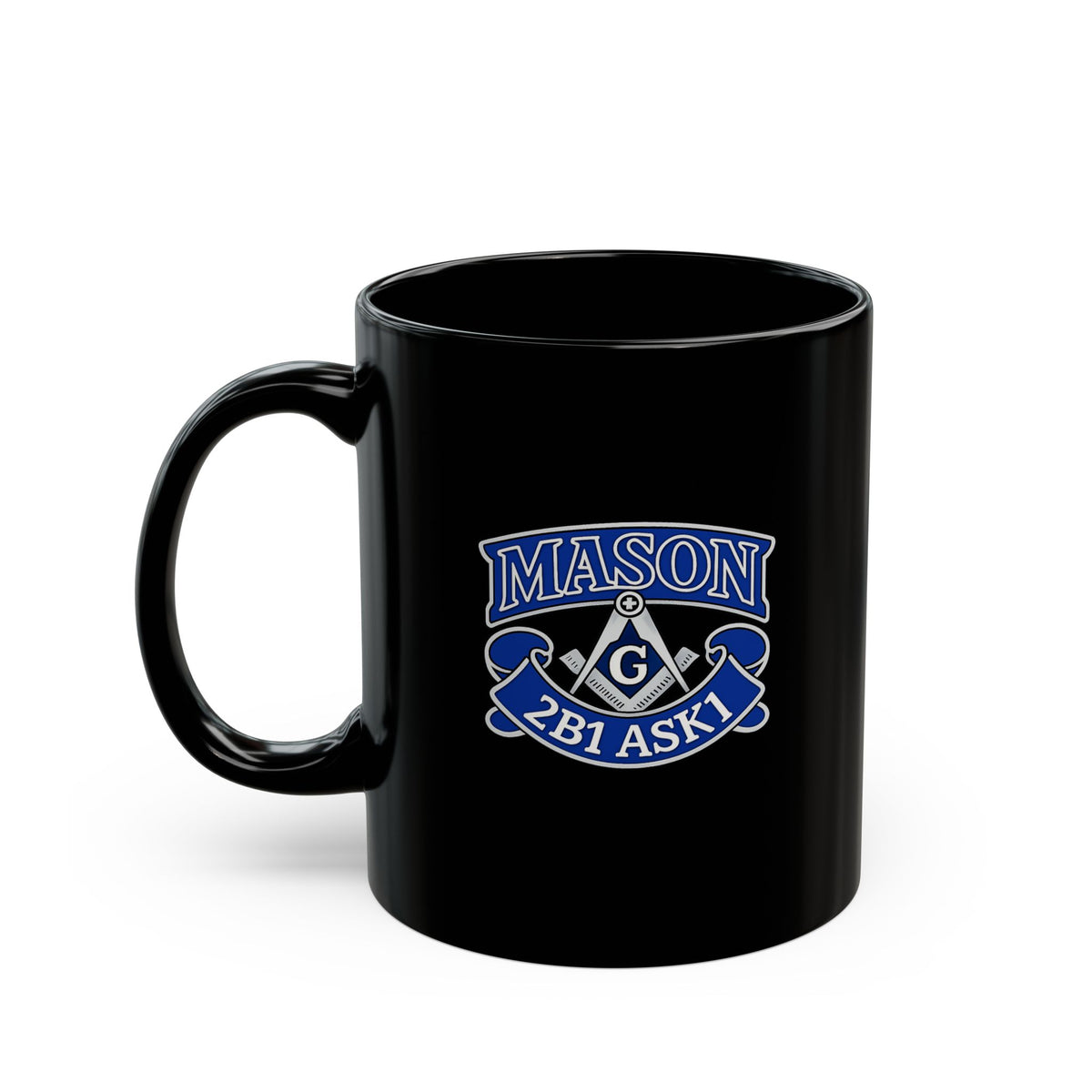 Master Mason Blue Lodge Mug - 2B1 ASK1 with Square & Compass G
