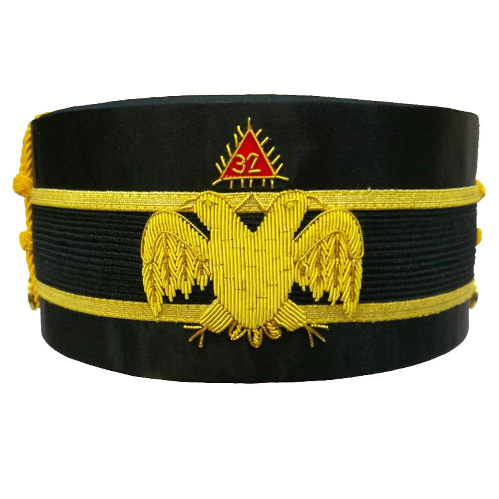 32nd Degree Scottish Rite Crown Cap - Double-Eagle Wings Down - Bricks Masons
