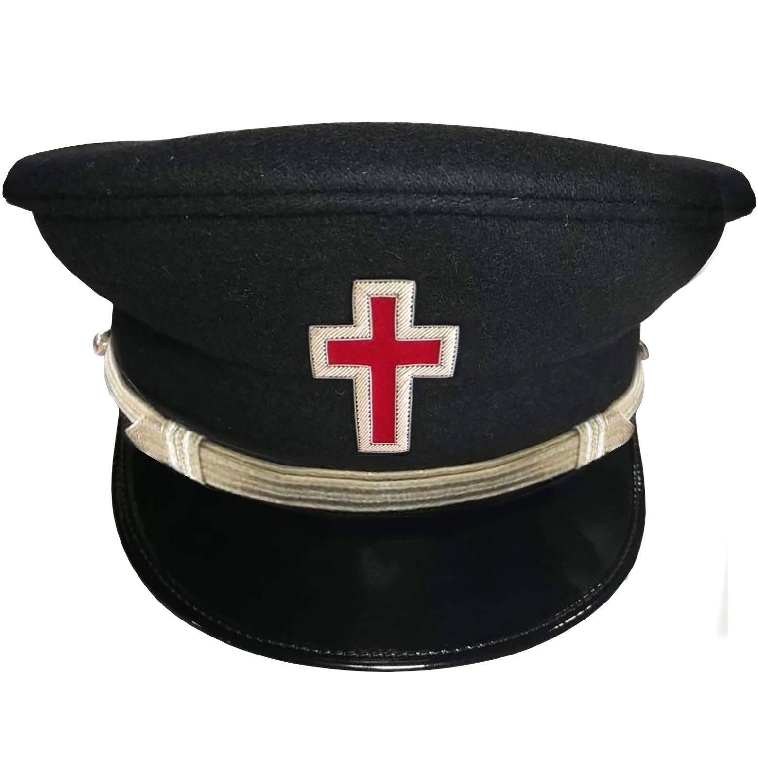 Sir Knight Knights Templar Fatigue Cap - Silver - Bricks Masons