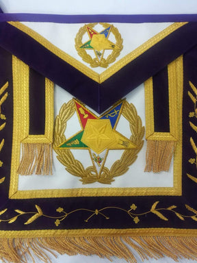 Grand Associate Patron OES Apron - Hand Embroidery