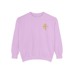 Council of Crusaders Sweatshirt - Embroidered Crusader Cross Chest Crest - Bricks Masons