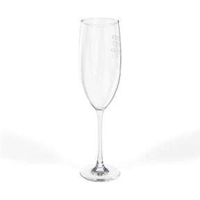 Master Mason Blue Lodge Champagne Flute - S&C G Initiated Elevated Celebrated
