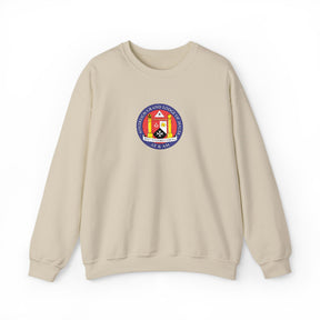 Malta Jurisdiction Sweatshirt - Crewneck Embroidered Emblem - Bricks Masons