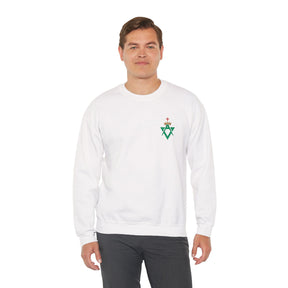 Allied Masonic Degrees Sweatshirt - Crewneck Front Embroidery - Bricks Masons