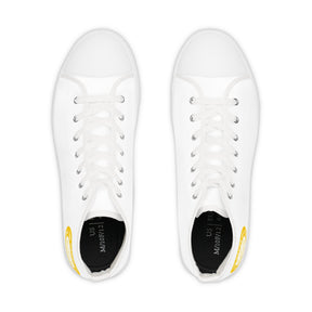 Order of the Golden Circle Sneaker - High Top Black & White Sole - Bricks Masons