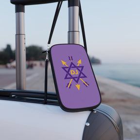 Order of the Secret Monitor Passport Wallet - Purple With Shoulder & Wrist Strap - Bricks Masons