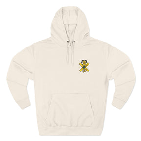 Knights of St. Andrew Hoodie - Three-Panel Fleece Signature Front Detail - Bricks Masons