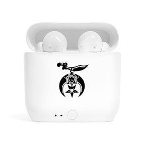 Shriners Earbud - White