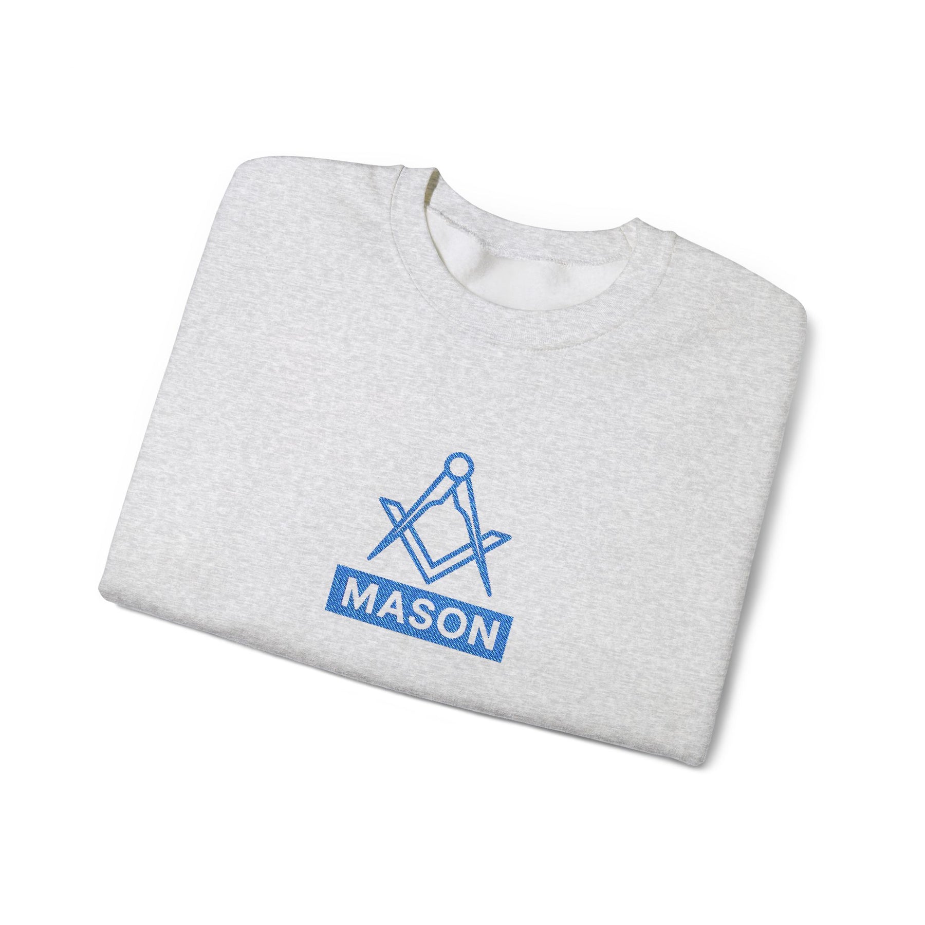Master Mason Blue Lodge Sweatshirt - Classic Mason Square & Compass Design - Bricks Masons