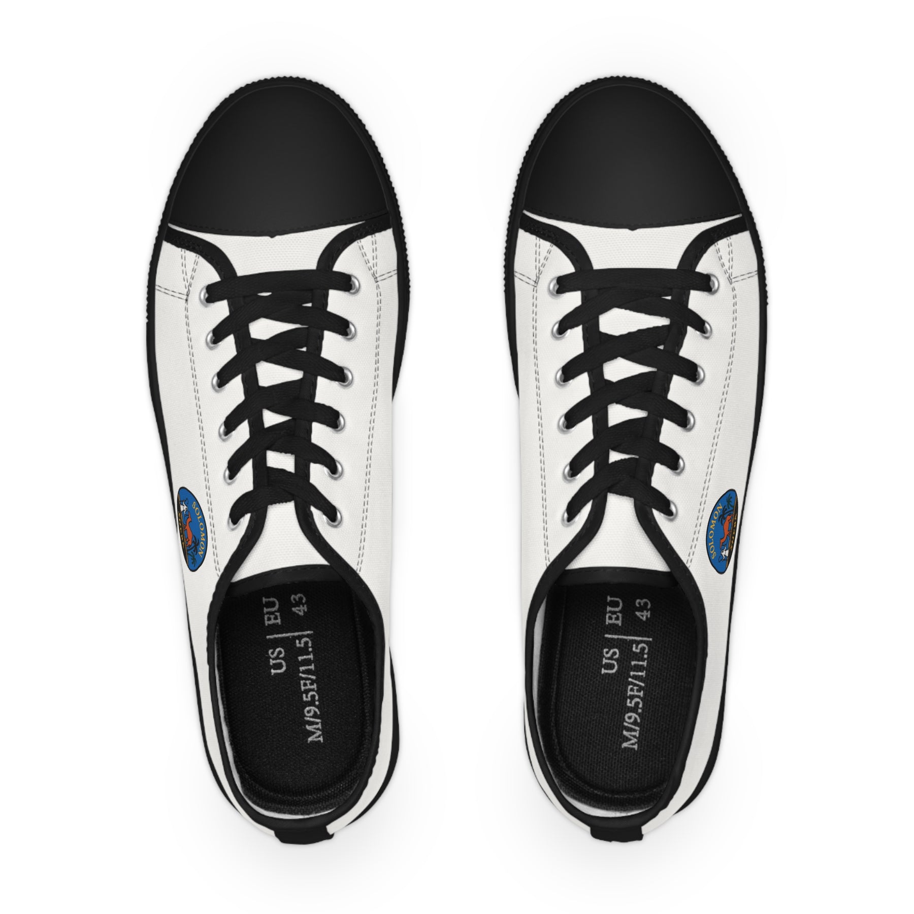 Queen of the South Sneaker - Low Top Sneaker Black & White - Bricks Masons