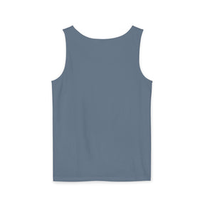 Past Master Blue Lodge Tank Top - Garment-Dyed Compass With Sun & Quadrant - Bricks Masons