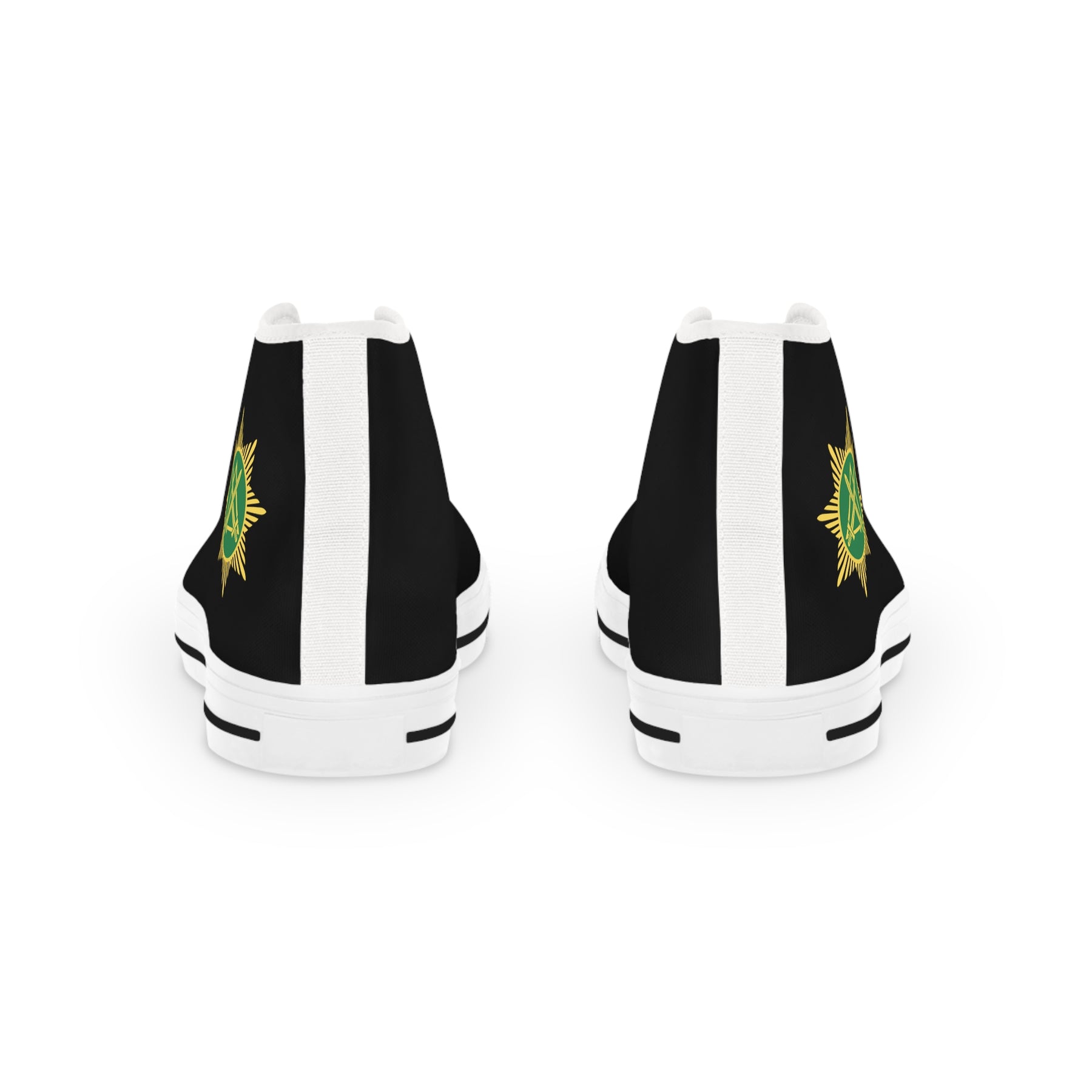 Knight Masons Sneaker - High Top Black & White - Bricks Masons