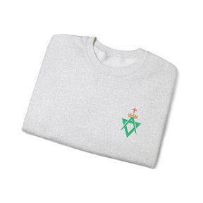 Allied Masonic Degrees Sweatshirt - Crewneck Front Embroidery - Bricks Masons