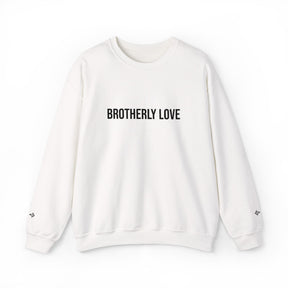 Master Mason Blue Lodge Sweatshirt - Brotherly Love Front & Sleeves Embroidery - Bricks Masons