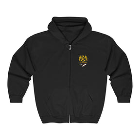Master Mason Blue Lodge Hoodie - Veteran Mason Zip Up Jacket - Bricks Masons