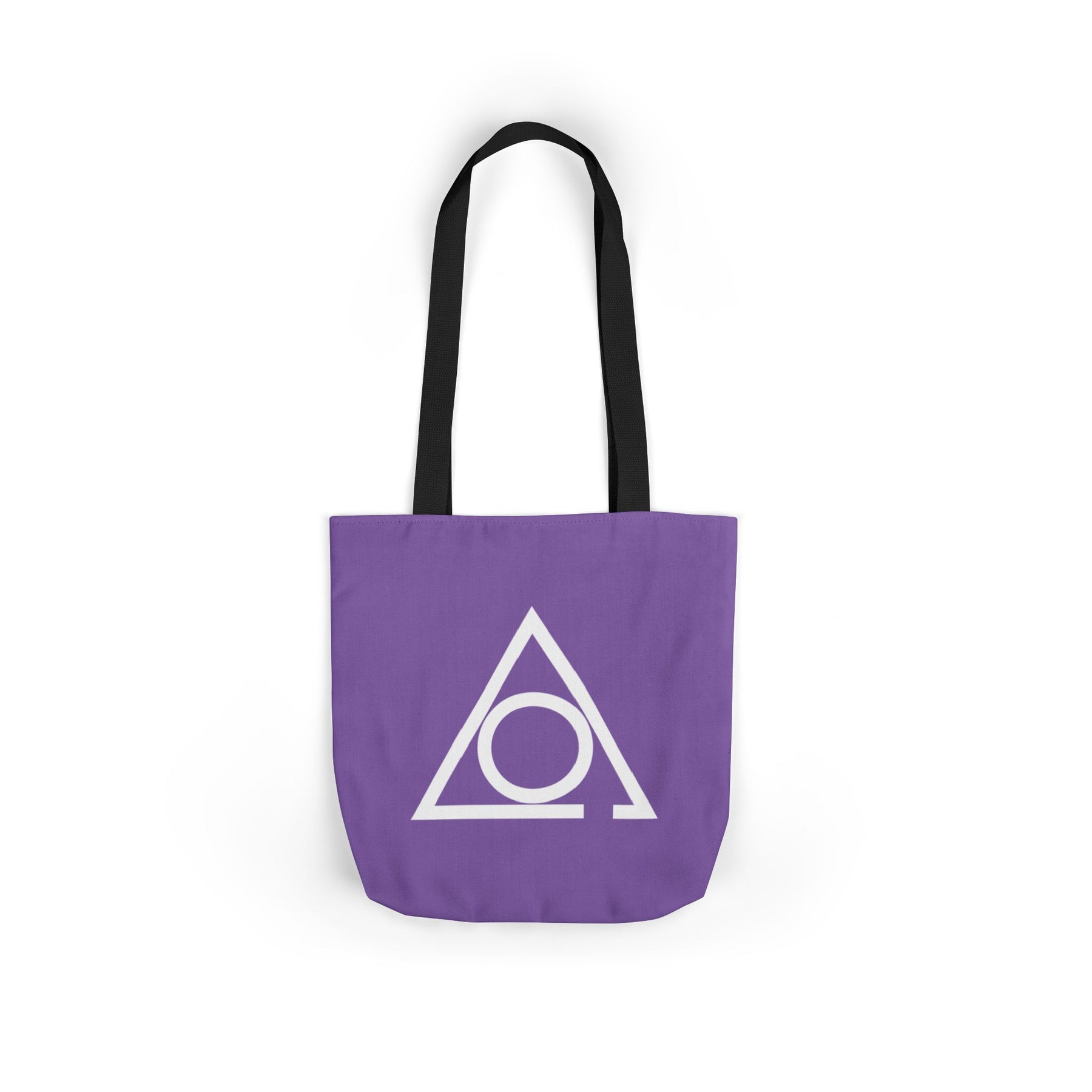 LOCOP Tote Bag - Purple & White Polyester - Bricks Masons