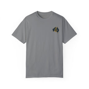 Master Mason Blue Lodge Australia Jurisdiction T-Shirt - Mason Garment-Dyed Tee - Bricks Masons