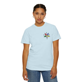 OES T-Shirt - Garment-Dyed Tee OES Star Various Colors - Bricks Masons