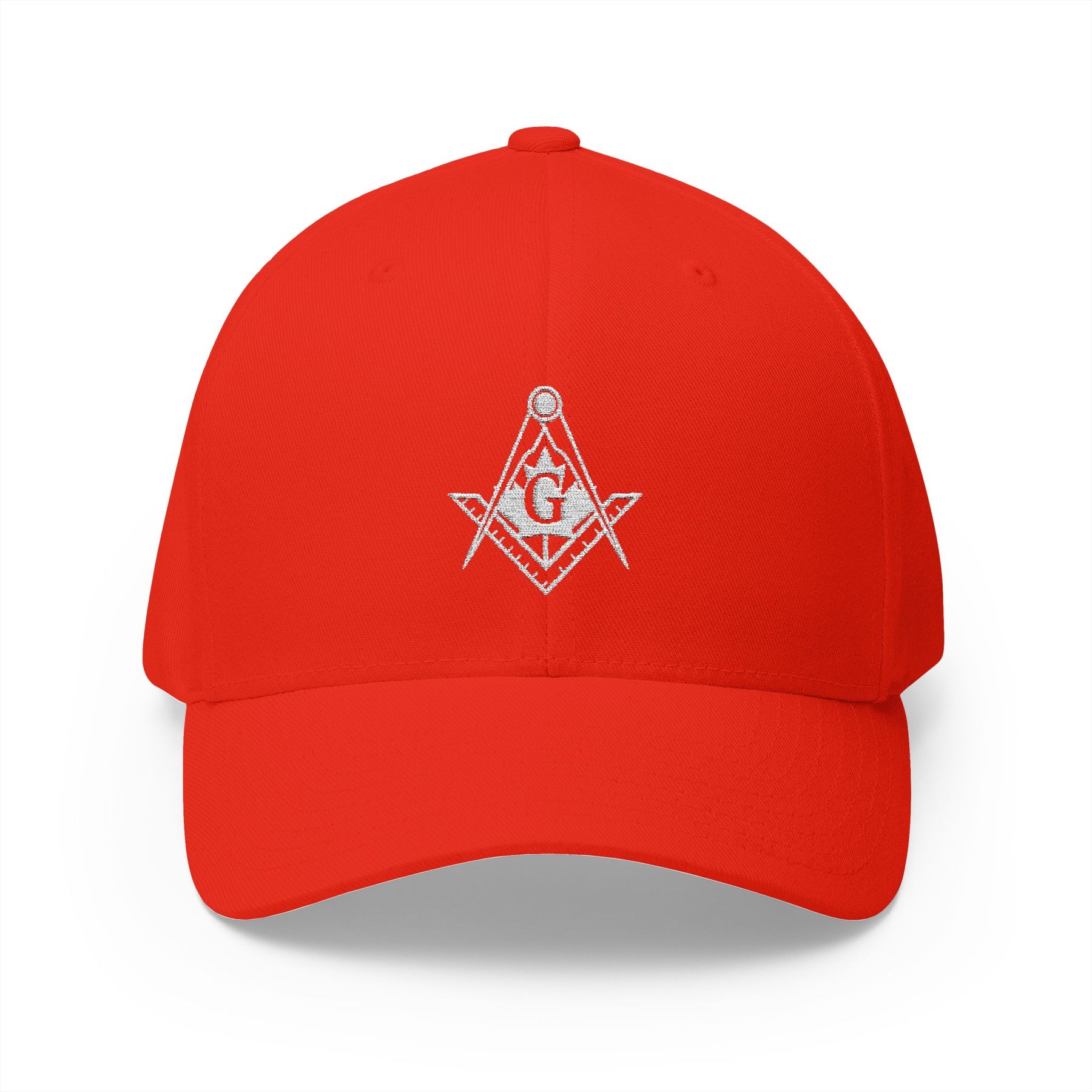 Master Mason Blue Lodge Canada Jurisdiction Baseball Cap - Embroidered Closed-Back Cap - Bricks Masons
