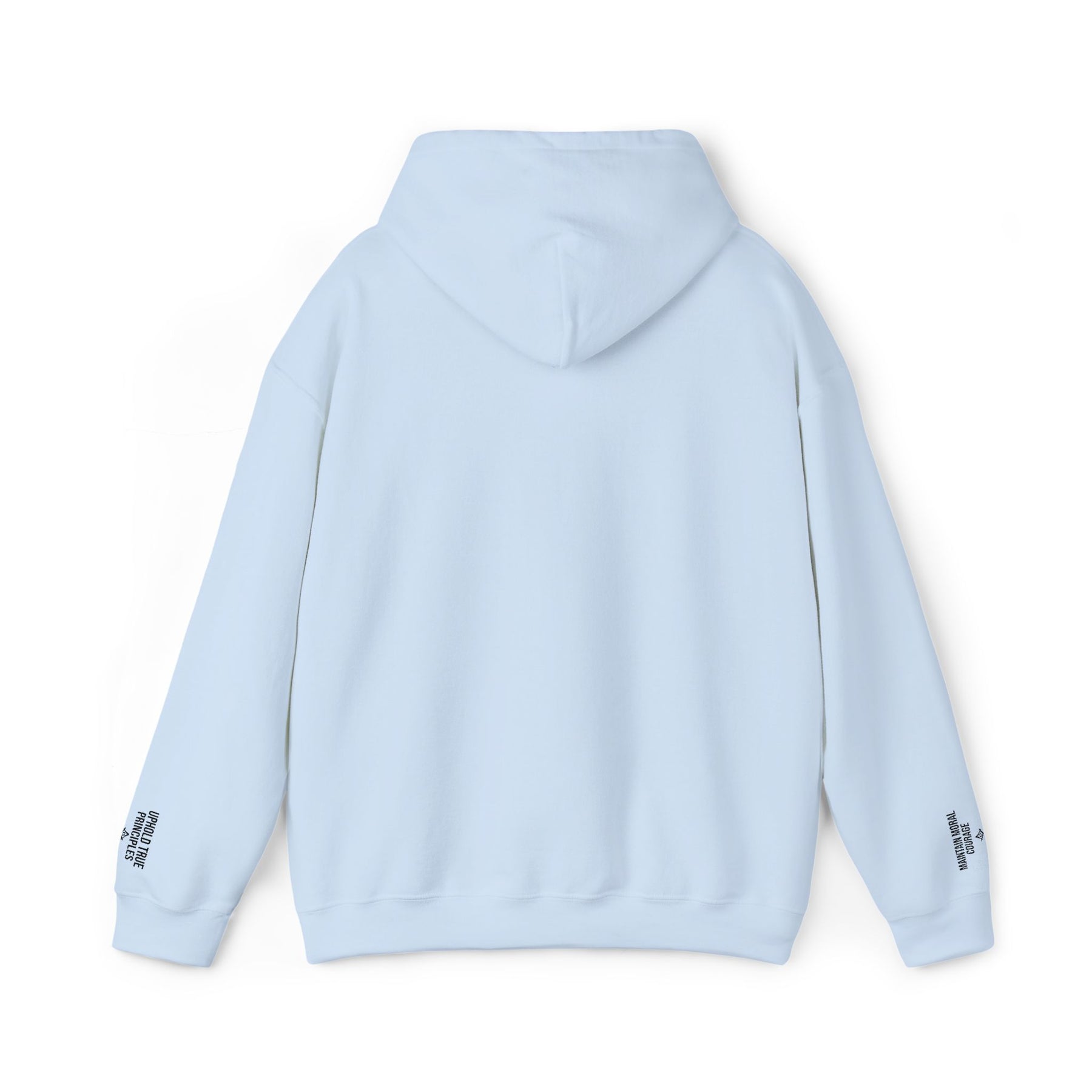 Master Mason Blue Lodge Hoodie - Strength Front & Sleeves Embroidery - Bricks Masons