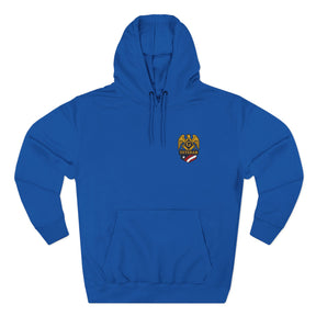 Master Mason Blue Lodge Hoodie - Veteran Mason Three-Panel Fleece - Bricks Masons