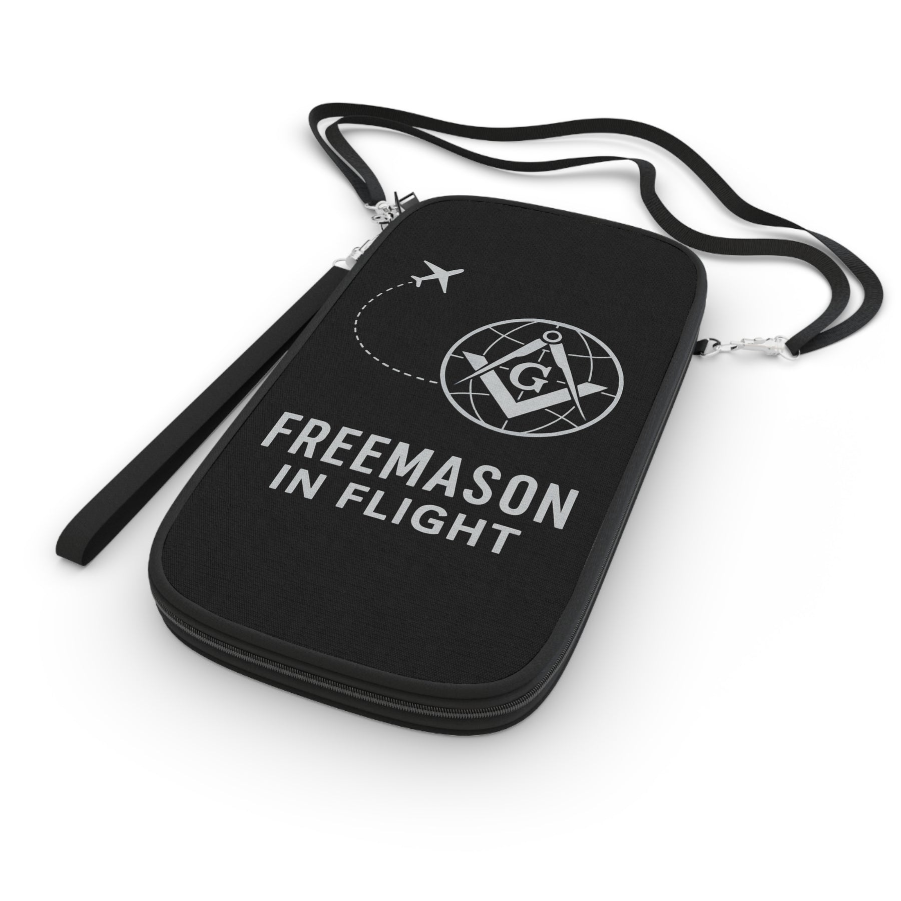 Master Mason Blue Lodge Passport Wallet - Freemason In Flight Storage Pockets - Bricks Masons