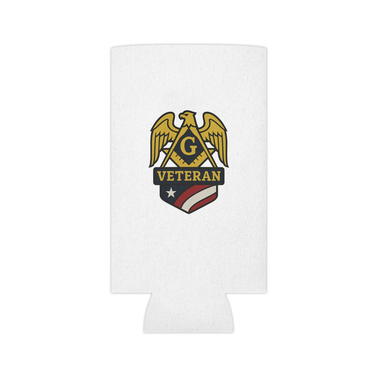 Master Mason Blue Lodge Can Cooler - Veteran Mason Square & Compass G - Bricks Masons