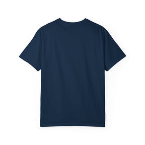 Master Mason Blue Lodge T-Shirt - Garment-Dyed Firefighter Tee - Bricks Masons