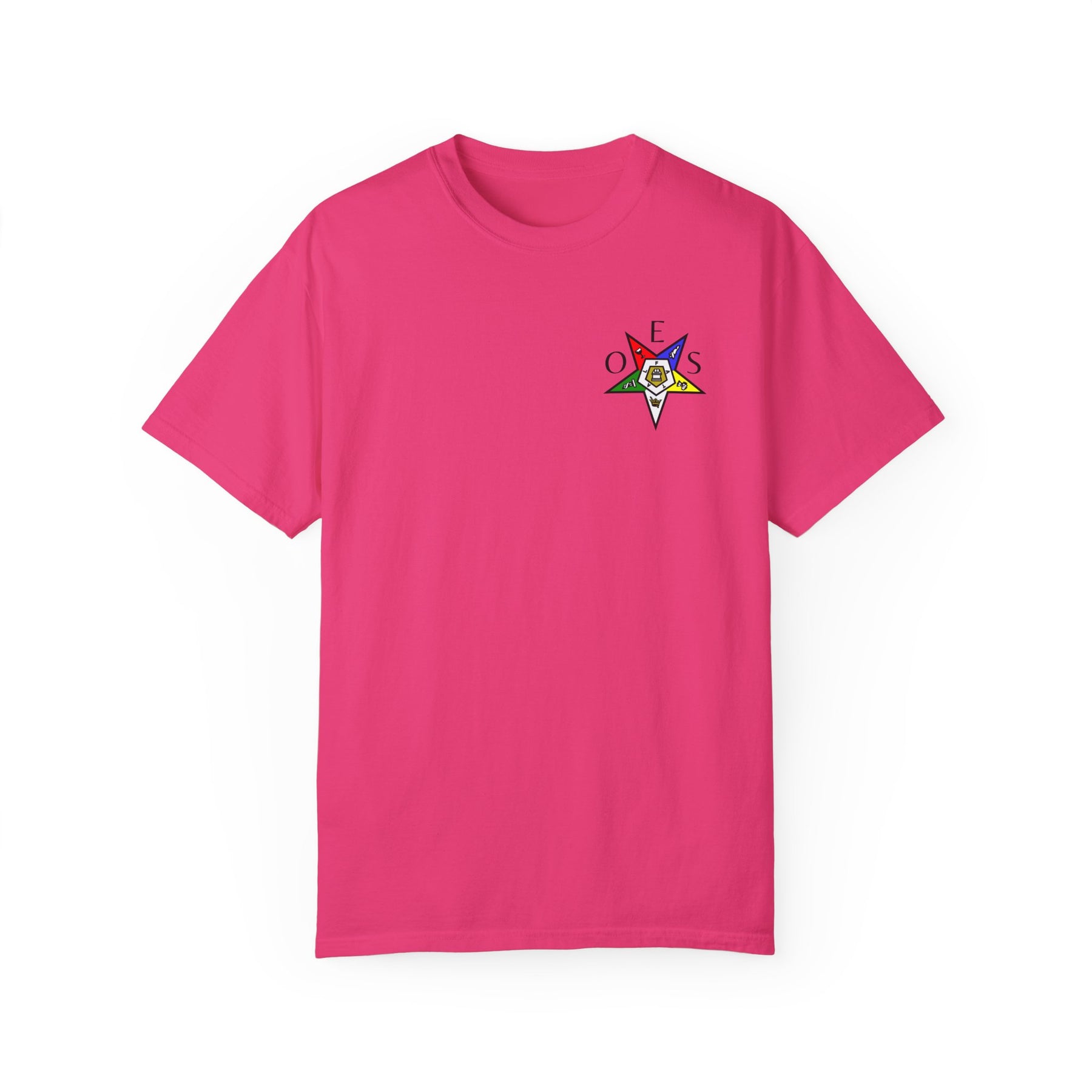 OES T-Shirt - Garment-Dyed Tee OES Star Various Colors - Bricks Masons