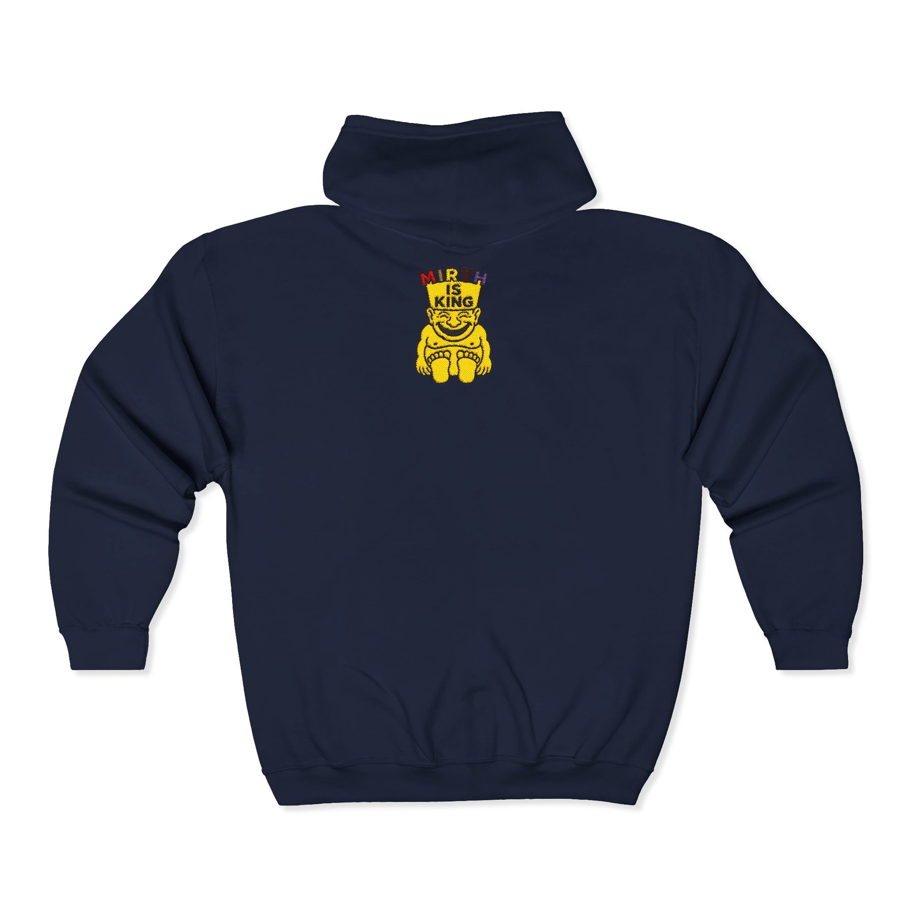 Royal Order of Jesters Hoodie - Zip Up Jacket with Emblem Embroidery - Bricks Masons
