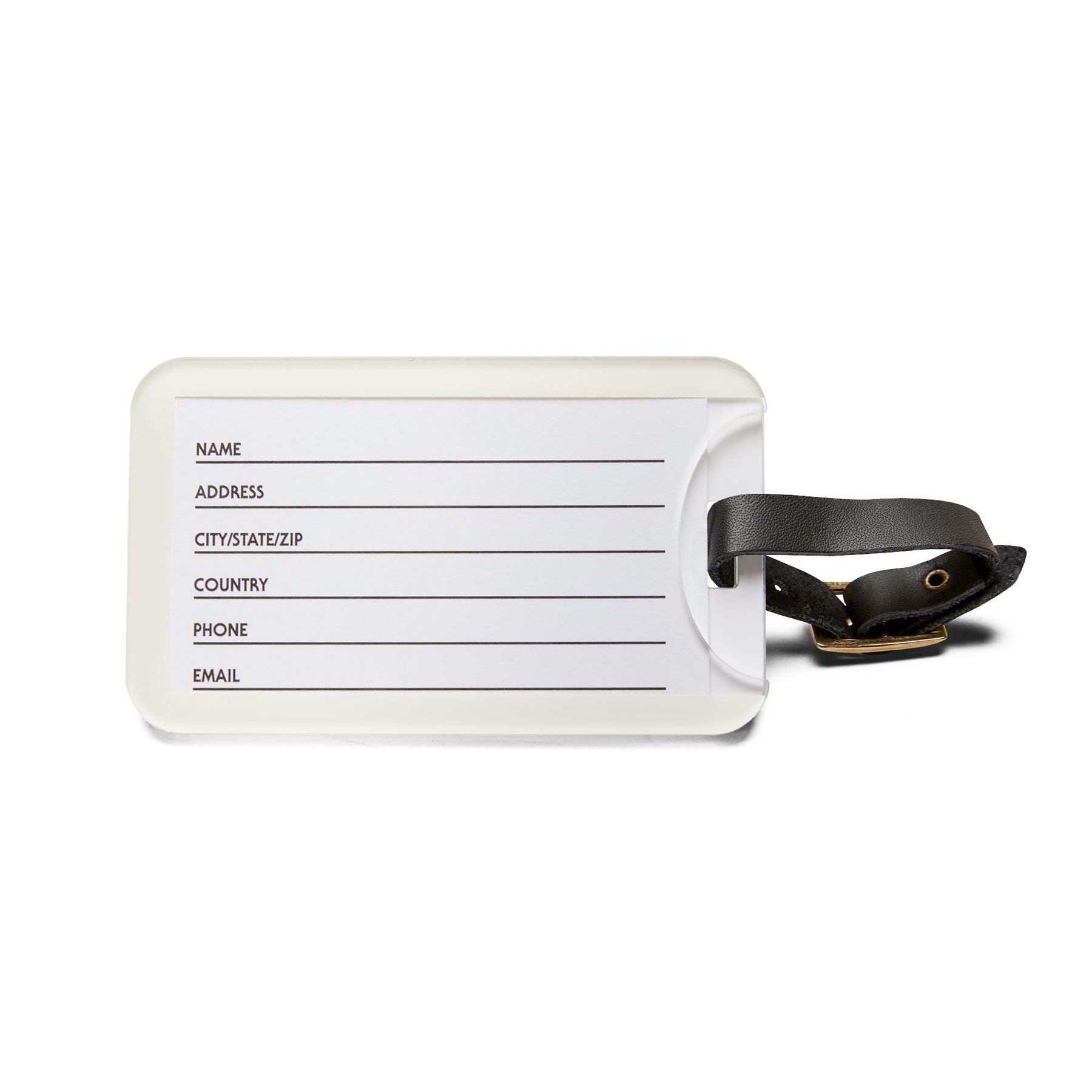 Master Mason Blue Lodge Australia Jurisdiction Luggage Tag - S&C G With Leather Strap - Bricks Masons