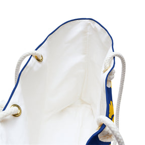 PYCH Travel Bag - Blue Spun Polyester Weekender Bag - Bricks Masons