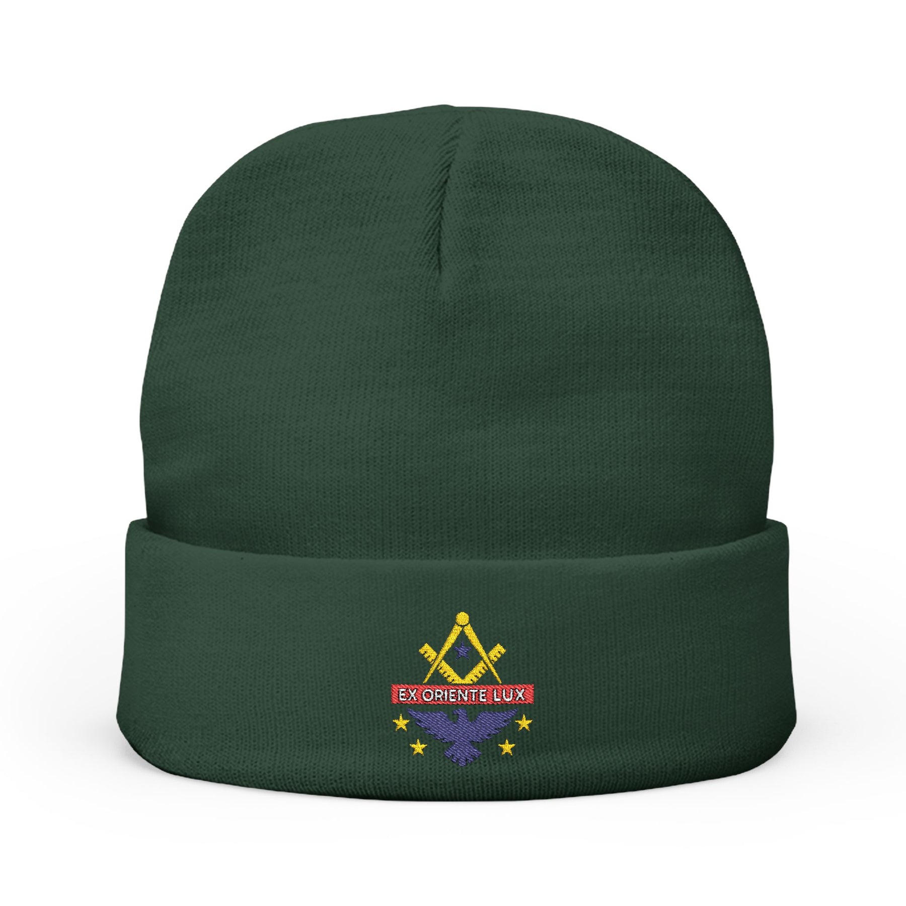 National Sojourners Beanie - Knit Embroidery Emblem - Bricks Masons