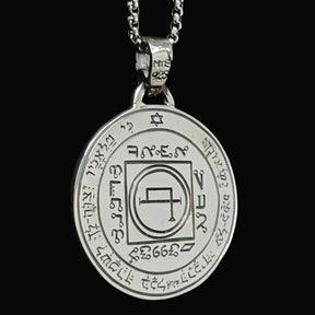 Solomon's Fifth Pentacle Pendant, consecrated to the Sun, Silver, 3 cm, 14 g, Art. 1733 - Bricks Masons