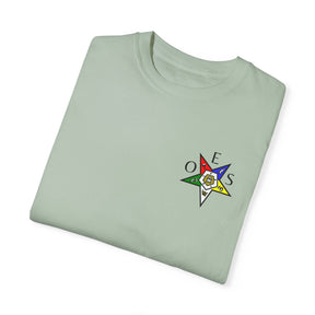 OES T-Shirt - Garment-Dyed Tee OES Star Various Colors - Bricks Masons