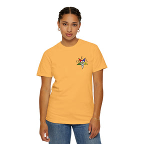 OES T-Shirt - Garment-Dyed Tee OES Star Various Colors - Bricks Masons