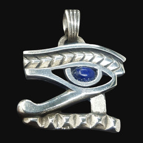 Egyptian Eye of Horus Medal, Silver and Stone, 12g, Art. 175 - Bricks Masons