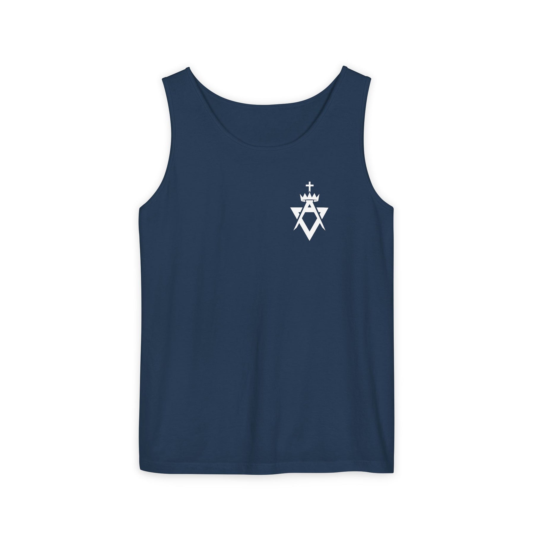 Allied Masonic Degrees Tank Top - Cotton Garment-Dyed Various Colors - Bricks Masons
