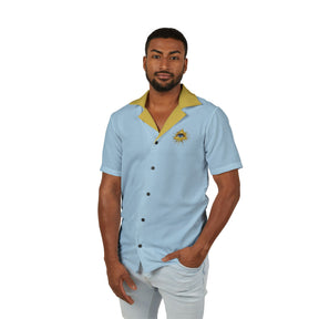 Men's Hawaiian Camp Shirt (AOP) - Bricks Masons