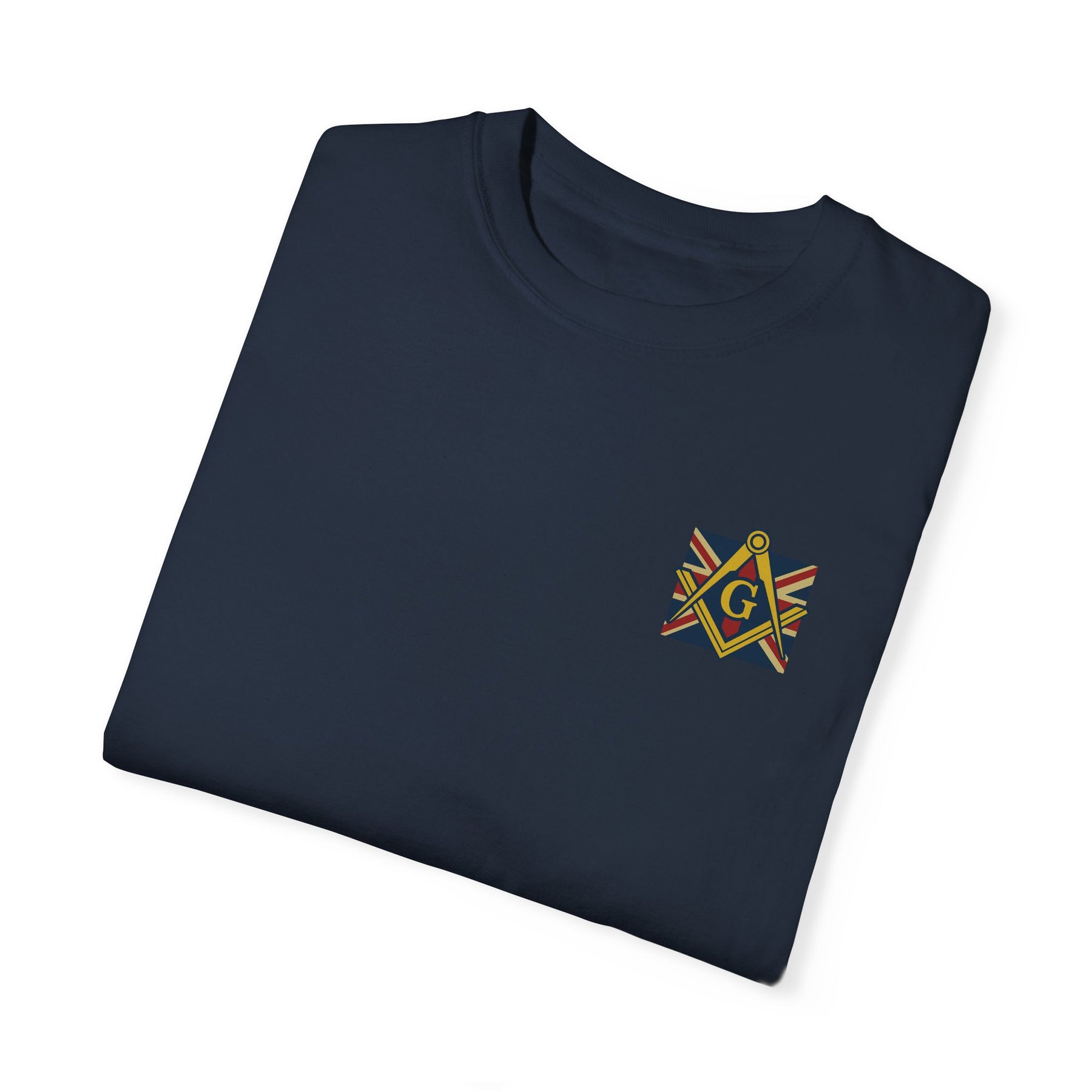 Master Mason Craft T-Shirt - United Kingdom Mason Garment-Dyed Tee - Bricks Masons