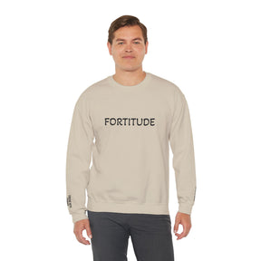 Entered Apprentice Blue Lodge Sweatshirt - Fortitude Front & Sleeves Embroidery - Bricks Masons
