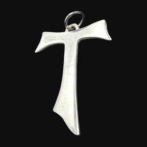 Templar Tau Cross Pendant in Silver 2.7 cm 4 g Art 202 - Bricks Masons