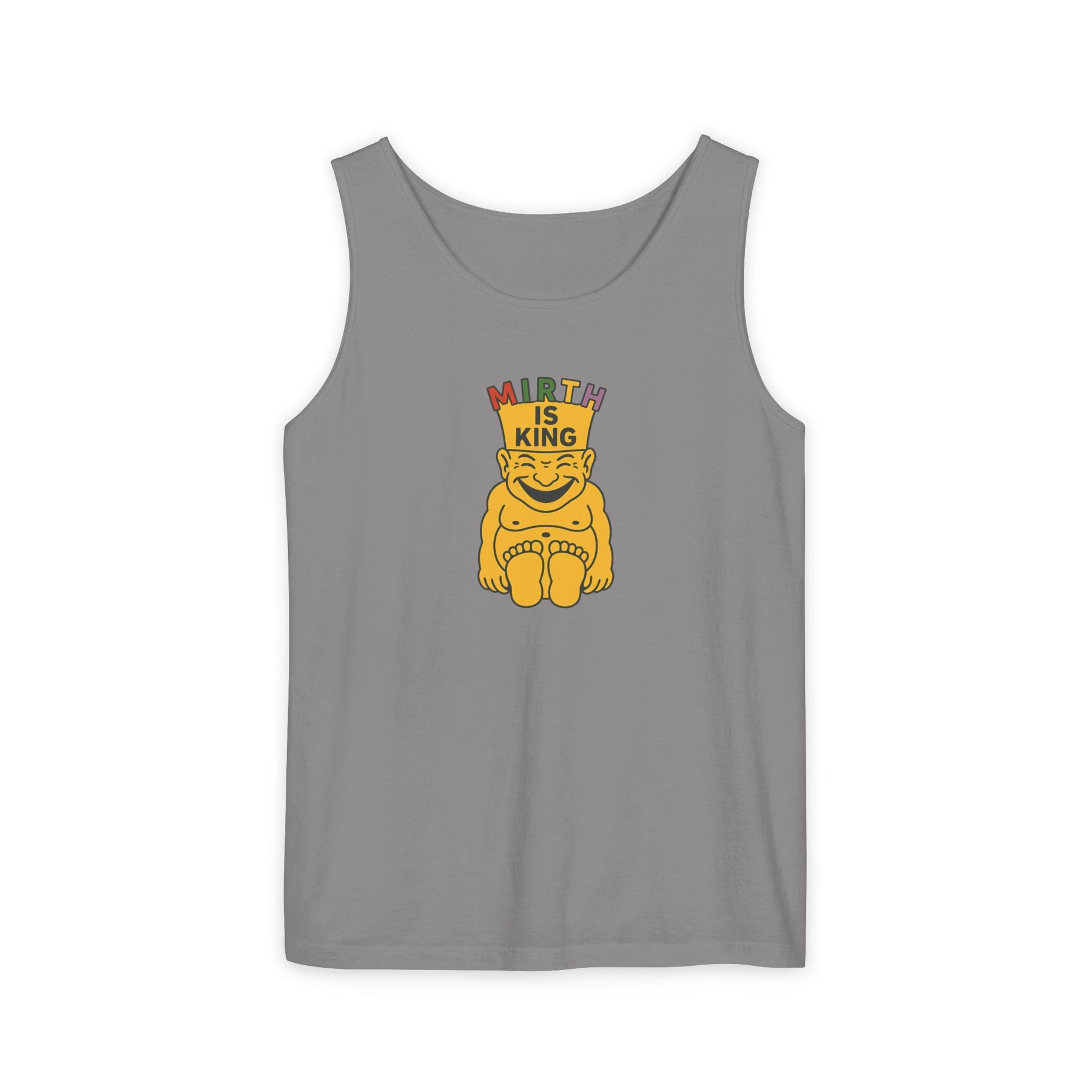 Royal Order of Jesters Tank Top - MIRTH Garment-Dyed 100% Cotton - Bricks Masons