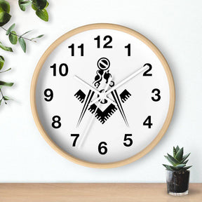 Master Mason Blue Lodge Clock - Square & Compass G