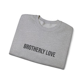 Master Mason Blue Lodge Sweatshirt - Brotherly Love Front & Sleeves Embroidery - Bricks Masons