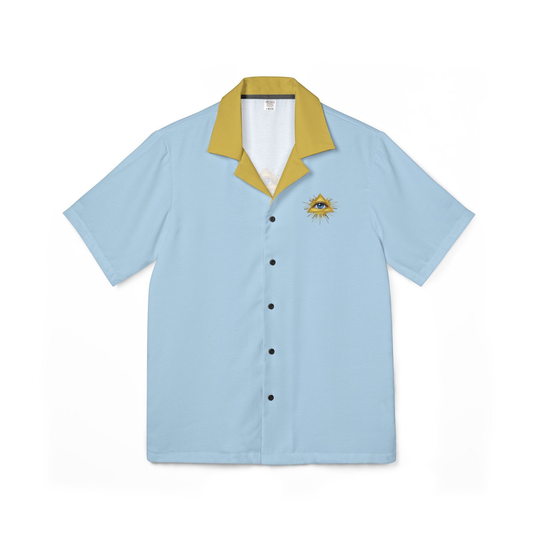 Men's Hawaiian Camp Shirt (AOP) - Bricks Masons