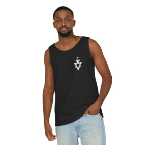 Allied Masonic Degrees Tank Top - Cotton Garment-Dyed Various Colors - Bricks Masons