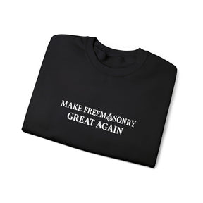 Master Mason Blue Lodge Sweatshirt - Make Freemasonry Great Again - Bricks Masons