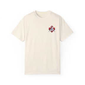 Master Mason Blue Lodge Canada Jurisdiction T-Shirt - Garment-Dyed Tee - Bricks Masons