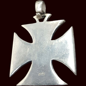 Knights Templar Cross in Silver 4.5 cm 21 g Art 293 - Bricks Masons